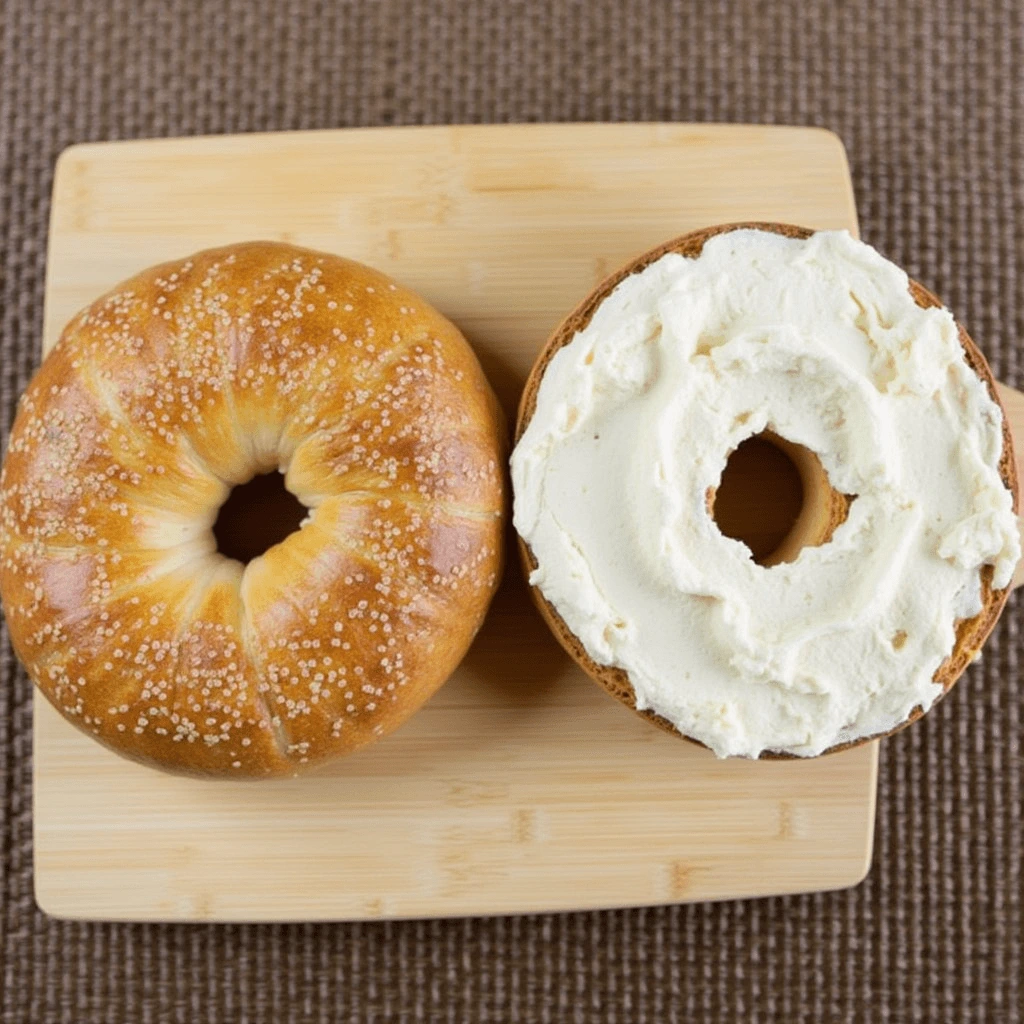 Bagel with Cream