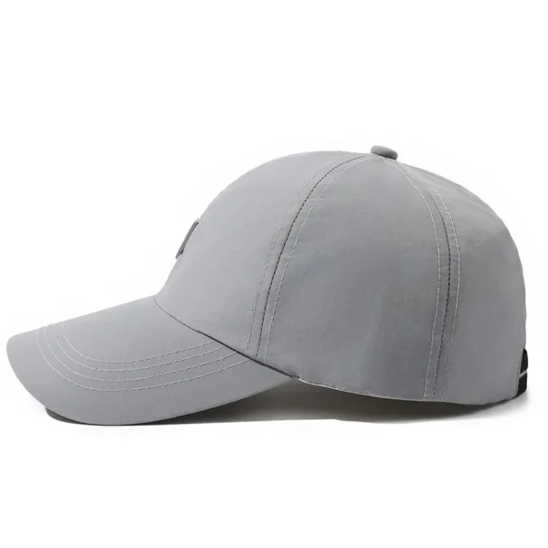 Casquette de baseball à séchage rapide pour l'été en plein air, le camping, les voyages, le golf, chapeau de sport, casquette de soleil respirante, casquette de ferme légère, parfaite - Image 4